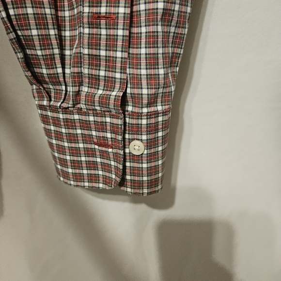 Ralph Lauren Classic Fit 17/34/35 Button Down Plad Long Sleeve Shirt - Picture 4 of 5